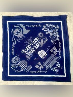National Parks Conservation Association Bandana Navy Blue Your Parks Your Turn